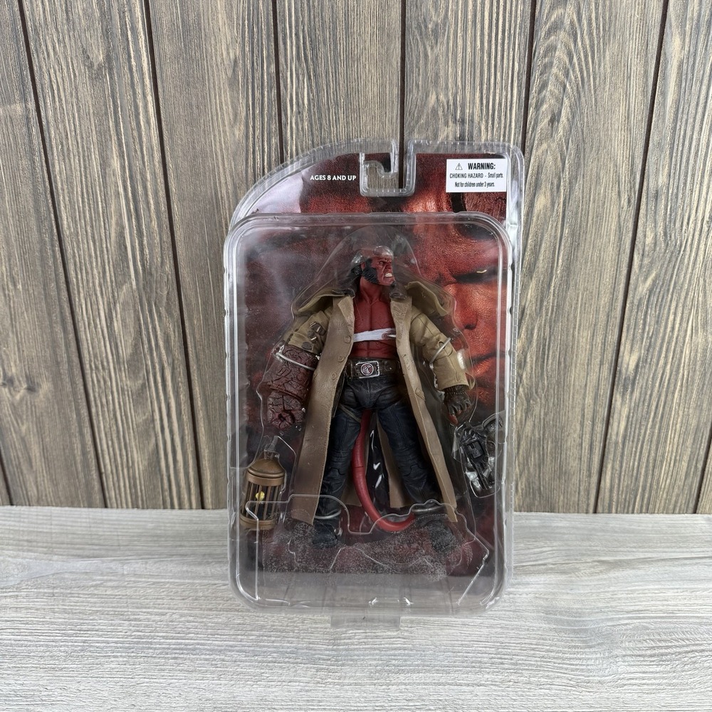 Wounded Hellboy Series II 7" Action Figure with Bird Cage, Samaritan & Handgun